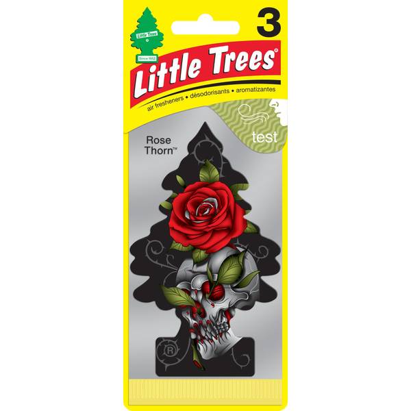 LITTLE TREES ROSE THORN CAR FRESHNER