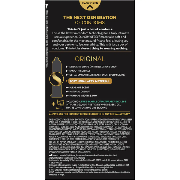 SKYN ORIGINAL 10 CONDOMS