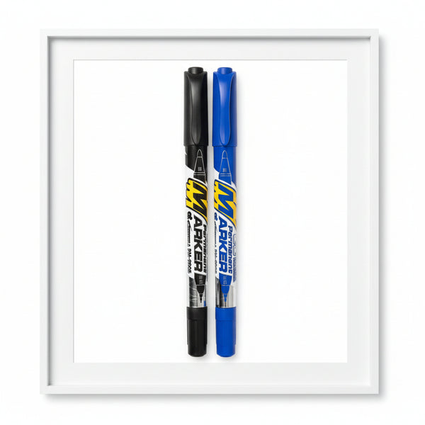 CHANGLI CD TWIN PERMANENT MARKERS & PEN 12PCS