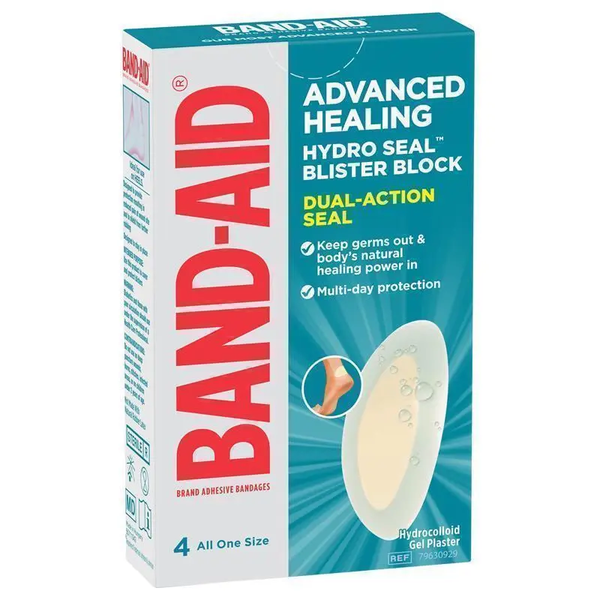 BAND AID ADVANCED HEALING BLISTER BLOCK REG 4PK