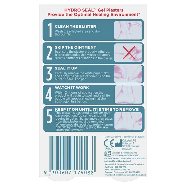 BAND AID ADVANCED HEALING BLISTER BLOCK REG 4PK