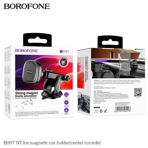 BOROFONE (BH97)MAGNETIC CAR PHONE HOLDER WINDSHIELD