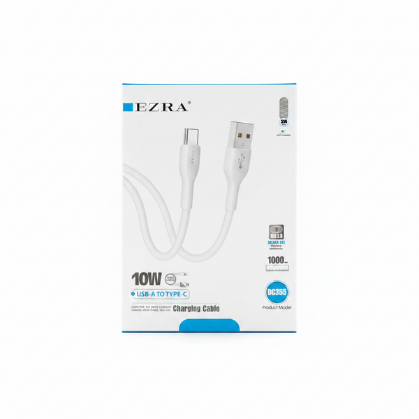 EZRA CHARGING CABLE USB A TO TYPE C 10W DC355