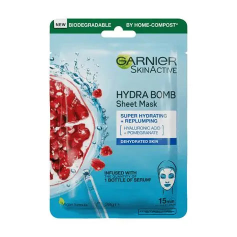 GARNIER HYDRA BOMB SHEET MASK POMEGRANATE