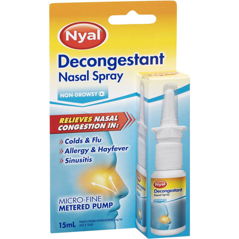 NYAL DECONGESTANT NASAL SPRAY 15ML