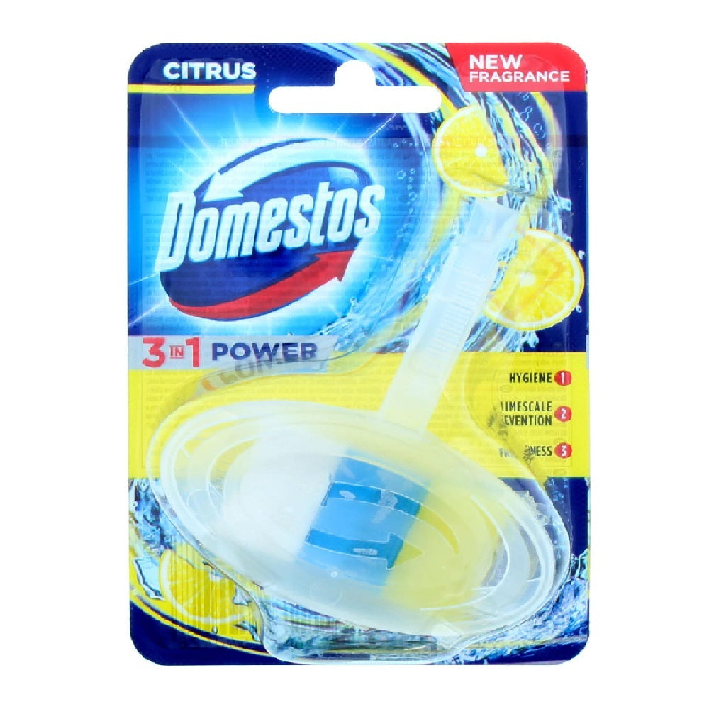 DOMESTOS 3IN1 CITRUS TOILET BLOCK 40G