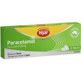 NYAL PARACETAMOL 20 TABLETS
