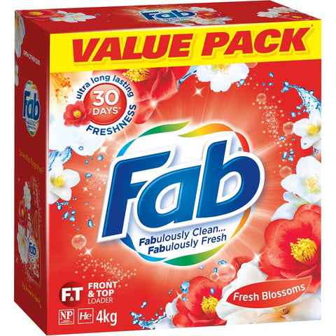 FAB FRESH BLOSSOM LAUNDARY POWDER 4KG