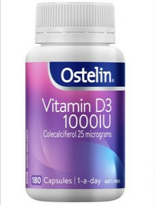 OSTELIN VITAMIN D3 1000 IU 180 CAPSULES