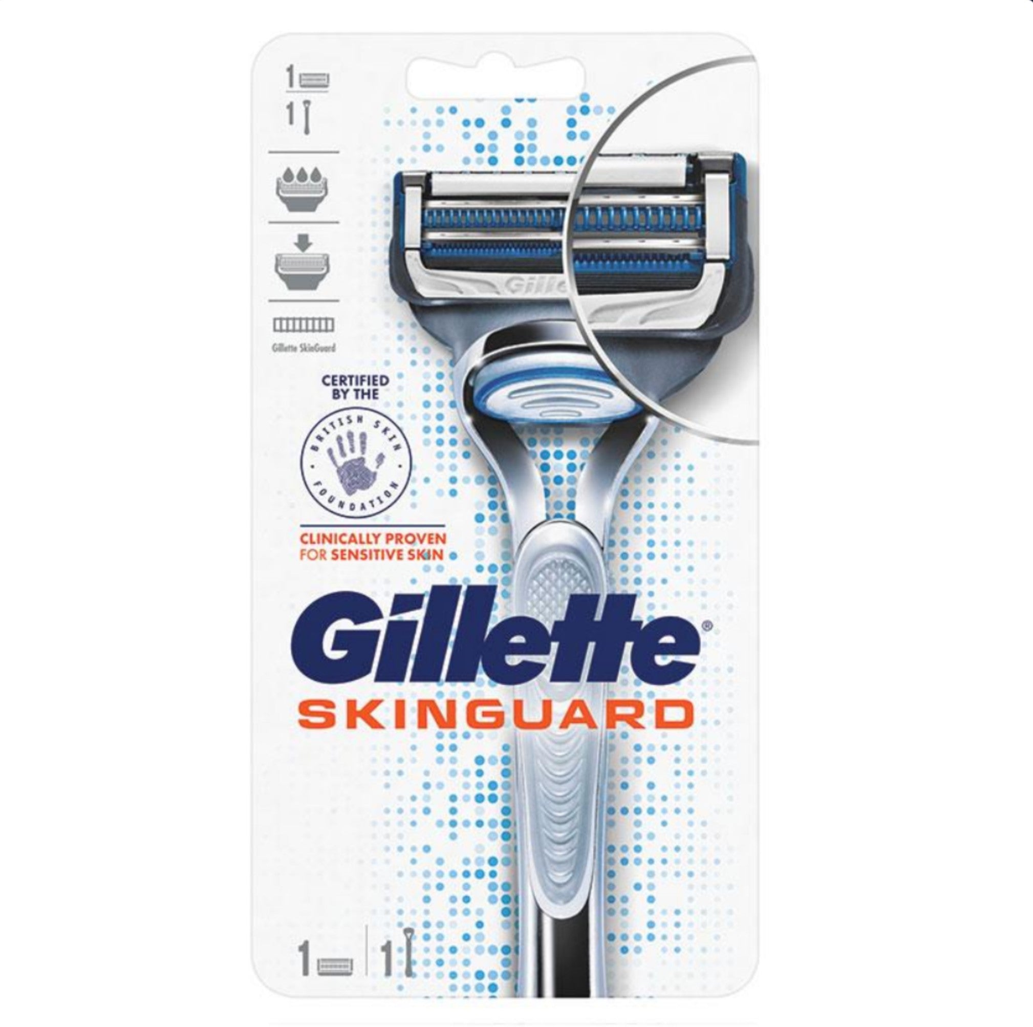 GILLETTE SKINGUARD RAZOR HANDLE