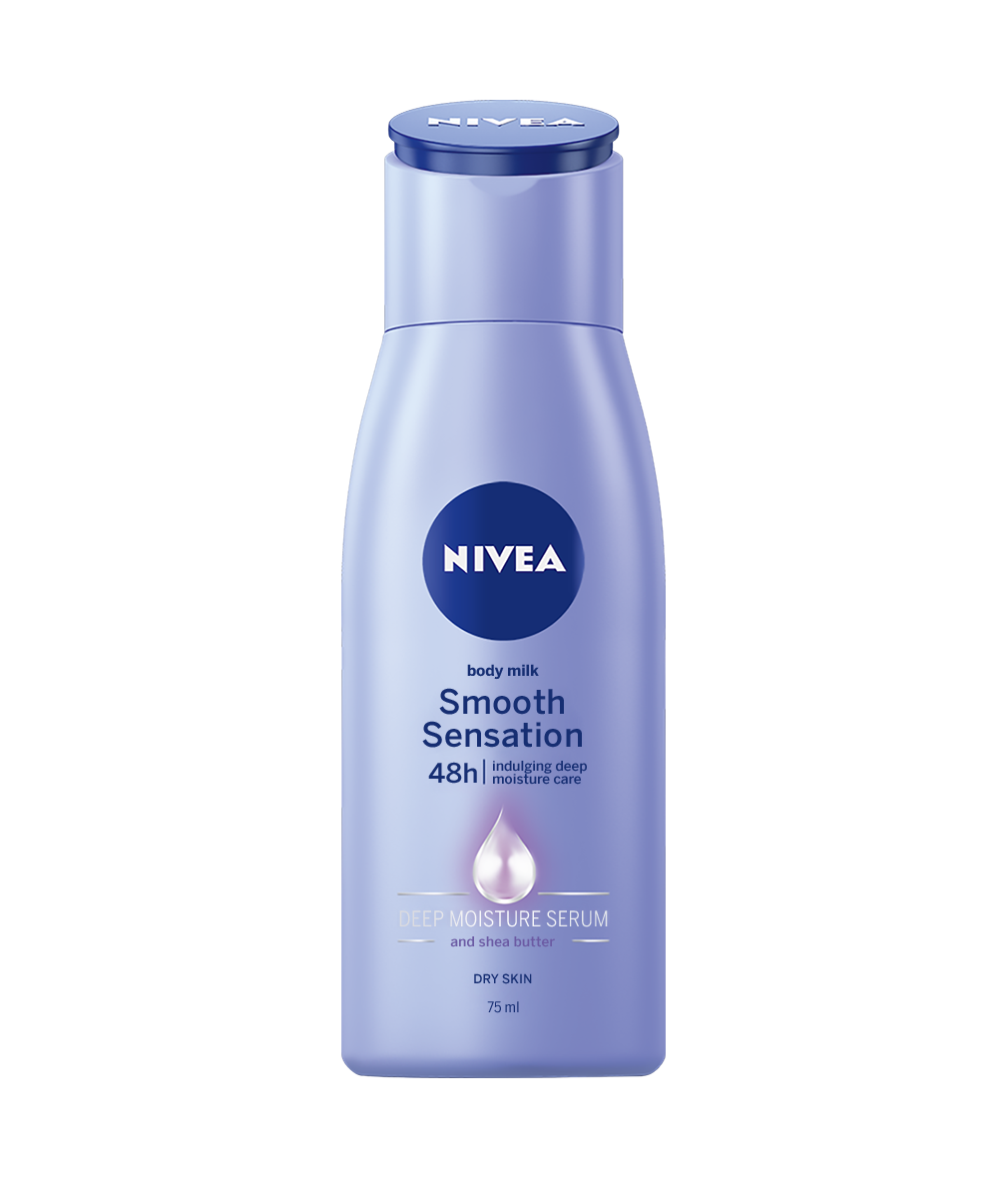 NIVEA IRRESISTIBLY SMOOTH SHEA BUTTER BODY LOTION  75ML