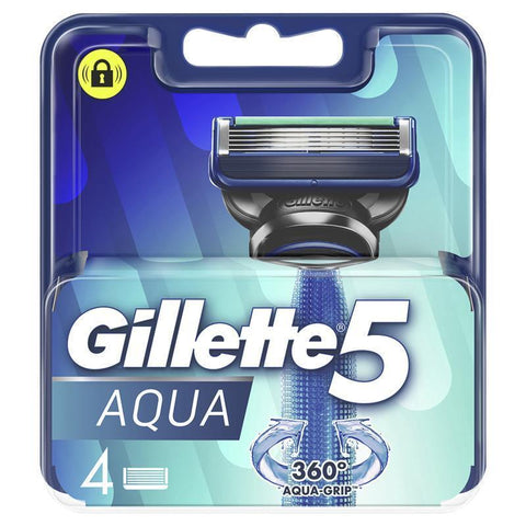 Gillette 5 Aqua 4 Cartridges