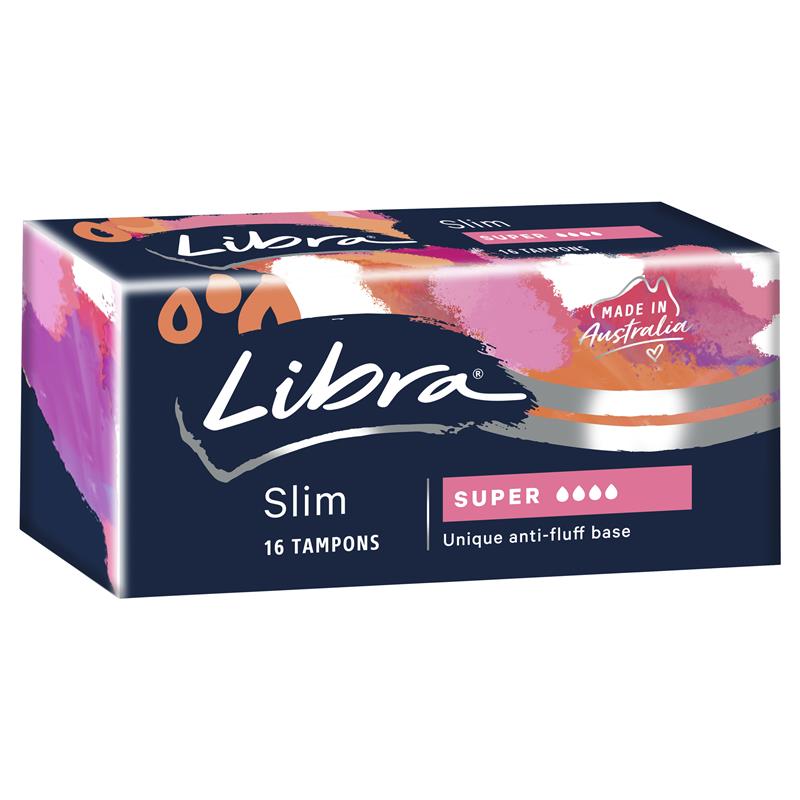 LIBRA SLIM SUPER 16 TAMPONS