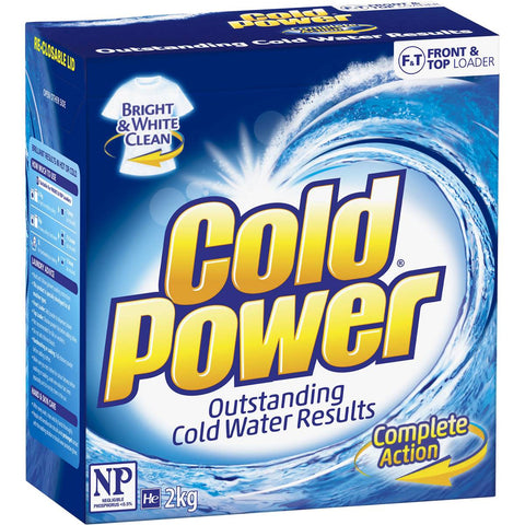 COLD POWER F&T REGULAR LAUNDRY POWDER 1KG