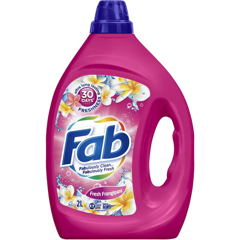 FAB FRESH FRANGIPANI LAUNDRY LIQUID 2L