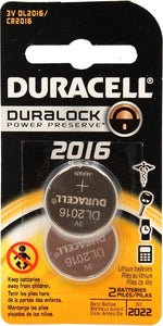 DURACELL CR2016 2 BATTERIES