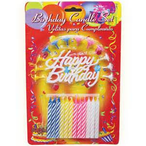 BIRTHDAY CANDLE SET