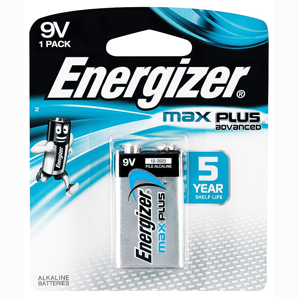 ENERGIZER MAX PLUS ADVANCED 9V BATTERY