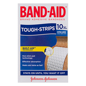 BAND-AID TOUGH-STRIPS 10 XL