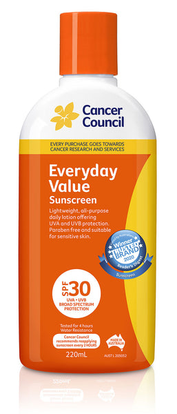 Cancer Council Everyday SPF30 220ml