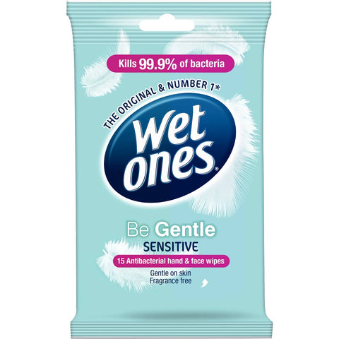 Wet Ones Be Gentle Sensitive 15 Wipes