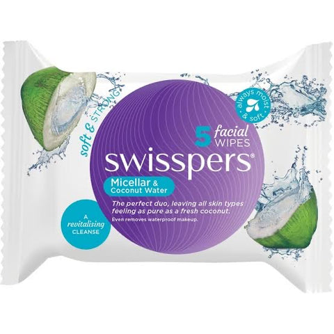 Swisspers Micellar rose Water 25 Facial Wipes