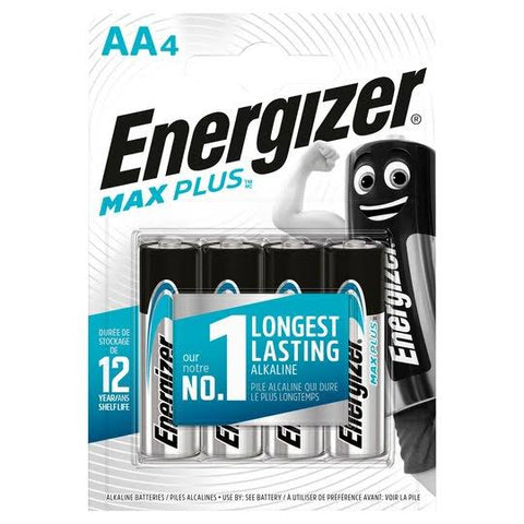 ENERGIZER MAX PLUS AA 4 BATTTERIES