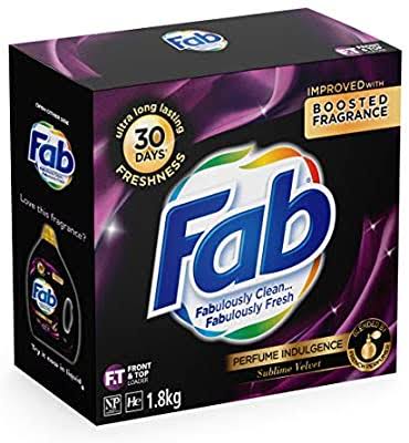 FAB F&T SUBLIME VELVET LAUNDRY POWDER 1.8 KG