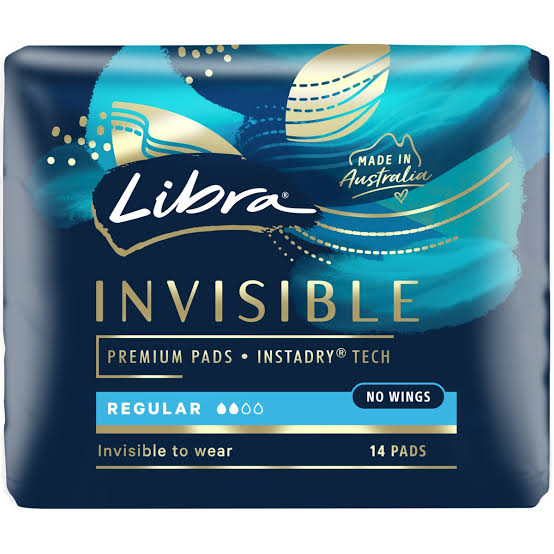 LIBRA INVISIBLE REGULAR 14 PADS