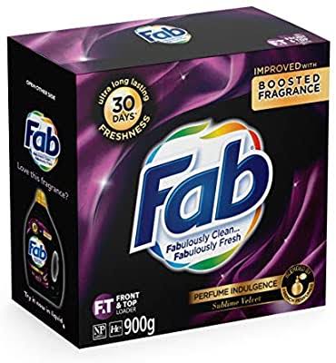 FAB SUBLIME VELVET LAUNDRY POWDER 900G
